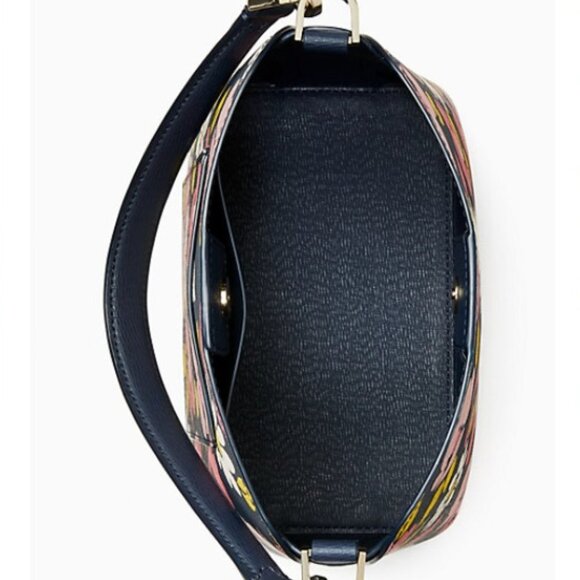 Kate Spade Darcy Small Bucket Bag Road Trip Floral Blue Multi - Picture 4 of 16